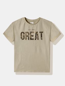R&B - Embellished Regular Girls T-Shirt