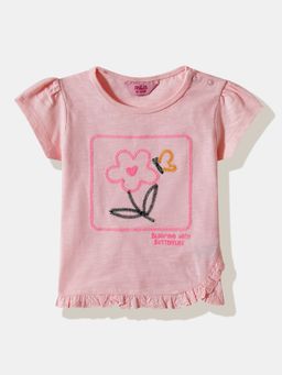 R&B - Embroidered Regular Girls Top