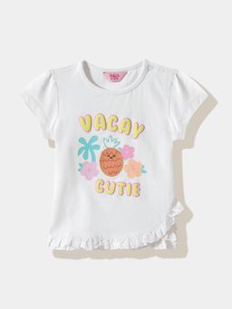 R&B - Embroidered Regular Girls Top