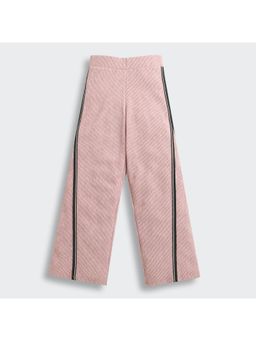 TINY GIRL - Full Sleeves Solid Trouser - Onion Pink