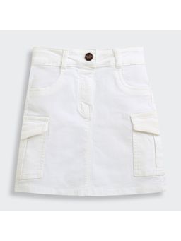 TINY GIRL - Blue Solid Skort