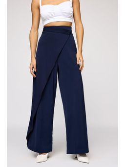FREAKINS - Navy Blue Peony Pareo Korean Pants