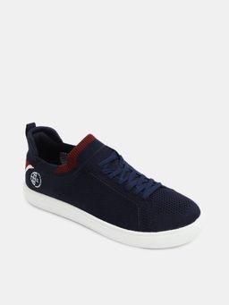 Jack & Jones - Navy Blue Knit Sneakers