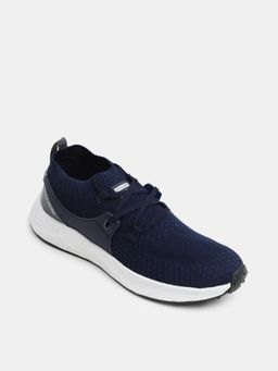 Jack & Jones - Dark Blue Knit Lace-Up Sneakers