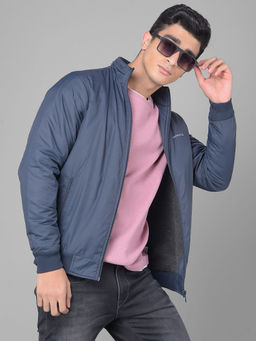 CRIMSOUNE CLUB - Men's Navy Blue Bomber Jacket