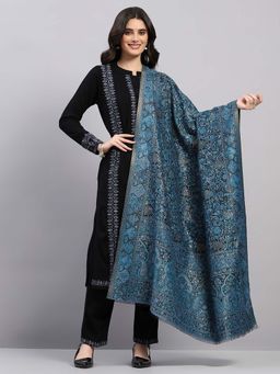 Monte Carlo - Multi-Color Women Woven Design Winter Shawl