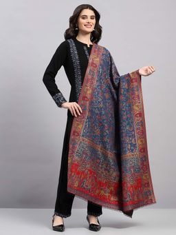 Monte Carlo - Multi-Color Women Woven Design Winter Shawl