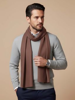 MUFFLY - Brown Premium Blended Wool Stole