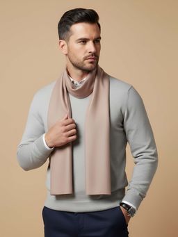 MUFFLY - Brown Premium Blended Wool Stole