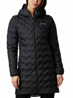 Columbia - Womens Black Omni-Heat Reflective Delta Ridge Long Down Jacket