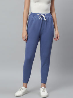 KASSUALLY - Airforce Blue Basic Jogger