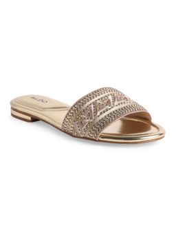 Aldo - Ghalia Textile Champagne Embellished Sandals