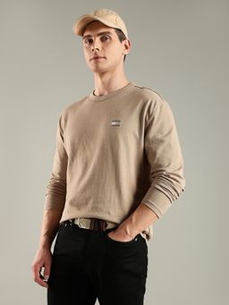 Tommy Hilfiger - Men Khaki Solid T-Shirt