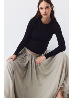 H&M - Women Black Mama Ribbed Jersey Top