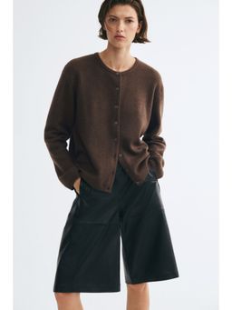 H&M - Women Brown Loose-Fit Cardigan