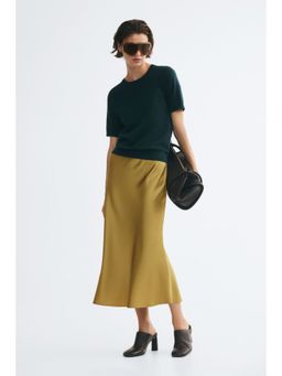 H&M - Women Yellow Midi Skirt