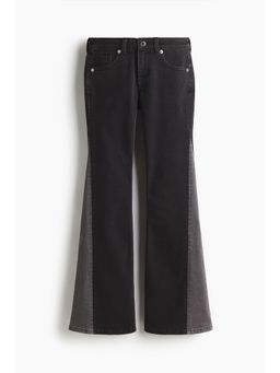 H&M - Women Black Fla Low Jeans