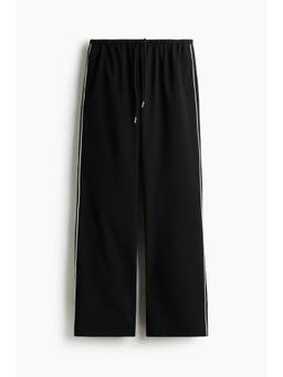 H&M - Women Black Drawstring Trousers