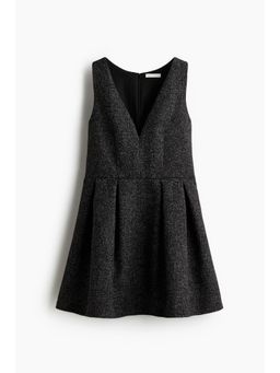 H&M - Women Black Boucle Dress