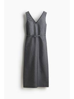 H&M - Women Grey Belted Dress