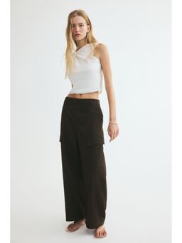 H&M - Women Green Barrel Cargo Trousers
