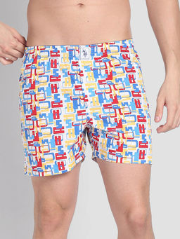 U.S. POLO ASSN. - Back Pocket All Over Print IYAC Boxers Multi-Color