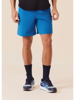 STRCH - Nylon Multi-Pocket Gym Royal Blue Shorts