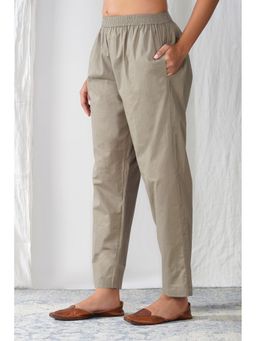 Zuri - Women Grey Comfort Fit Premium Cotton Pant