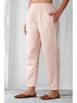 Zuri - Women Pink Comfort Fit Premium Cotton Pant