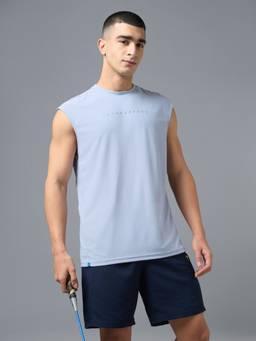 Technosport - Mens Blue Running Gym Boxing Vest