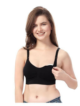 BRACHY - Women Black Maternity Nursing Breastfeeding Bra