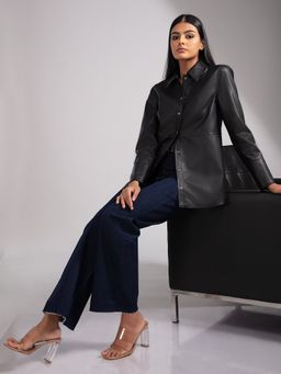 Twenty Dresses by Nykaa Fashion - Black All Buttoned Up Shirt