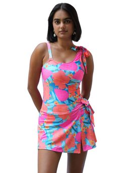 TFW - Swim Skort With Tie Up Multi-Color