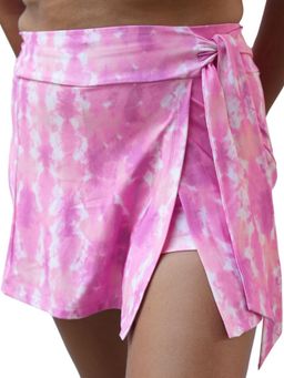TFW - Swim Skort With Tie Up Pink