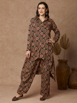 FASHOR - Women Multi-Color Printed Co-Ord (Set of 2)