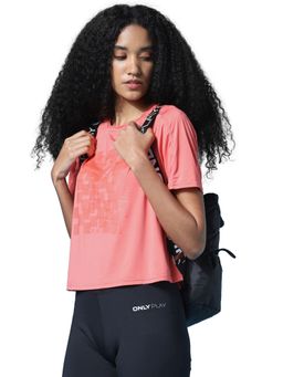 ONLY - Play Women Printed Orange T-shirt