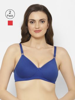 Floret - Wirefree Padded Seamless Bra - Multi-Color