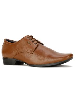 Bata - Mens Tan Lace-Ups Formal Derbies