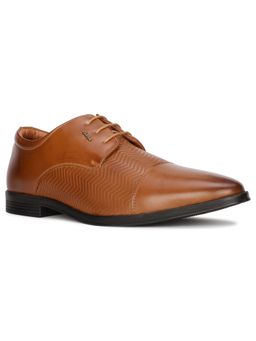 Bata - Mens Tan Lace-Ups Formal Derbies