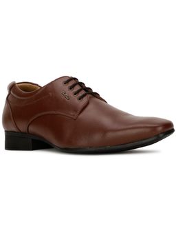 Bata - Mens Brown Lace-Ups Formal Derbies