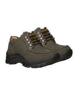 Bata - Mens Olive Lace-Ups Casual Boots