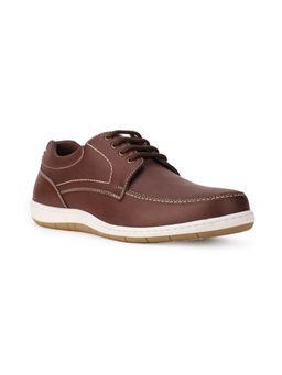Bata - Mens Maroon Lace-Ups Casual Sneakers