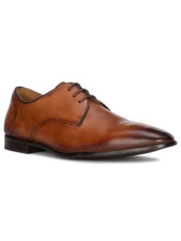 Bata - Mens Tan Lace-Ups Formal Derbies
