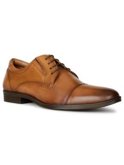Bata - Mens Tan Lace-Ups Formal Derbies