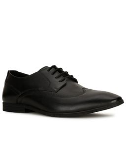 Hush Puppies - Mens Black Lace-Ups Formal Derbies