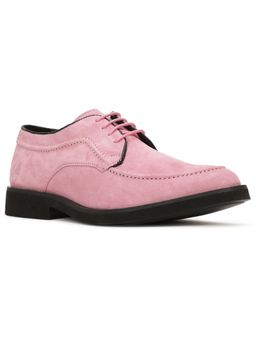 Hush Puppies - Mens Pink Lace-Ups Formal Derbies