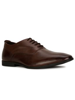 Hush Puppies - Mens Brown Lace-Ups Formal Oxfords