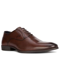 Bata - Mens Brown Lace-Ups Formal Oxfords