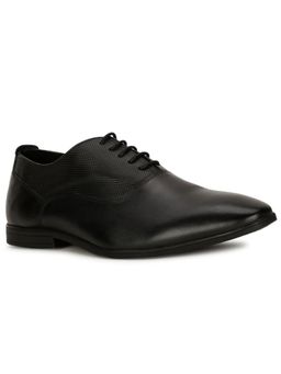 Hush Puppies - Mens Black Lace-Ups Formal Oxfords