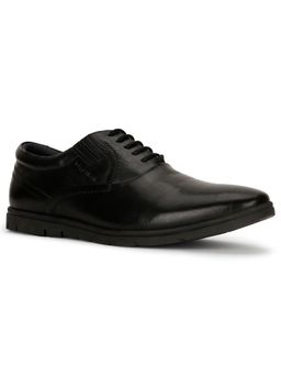 Hush Puppies - Mens Black Lace-Ups Formal Oxfords